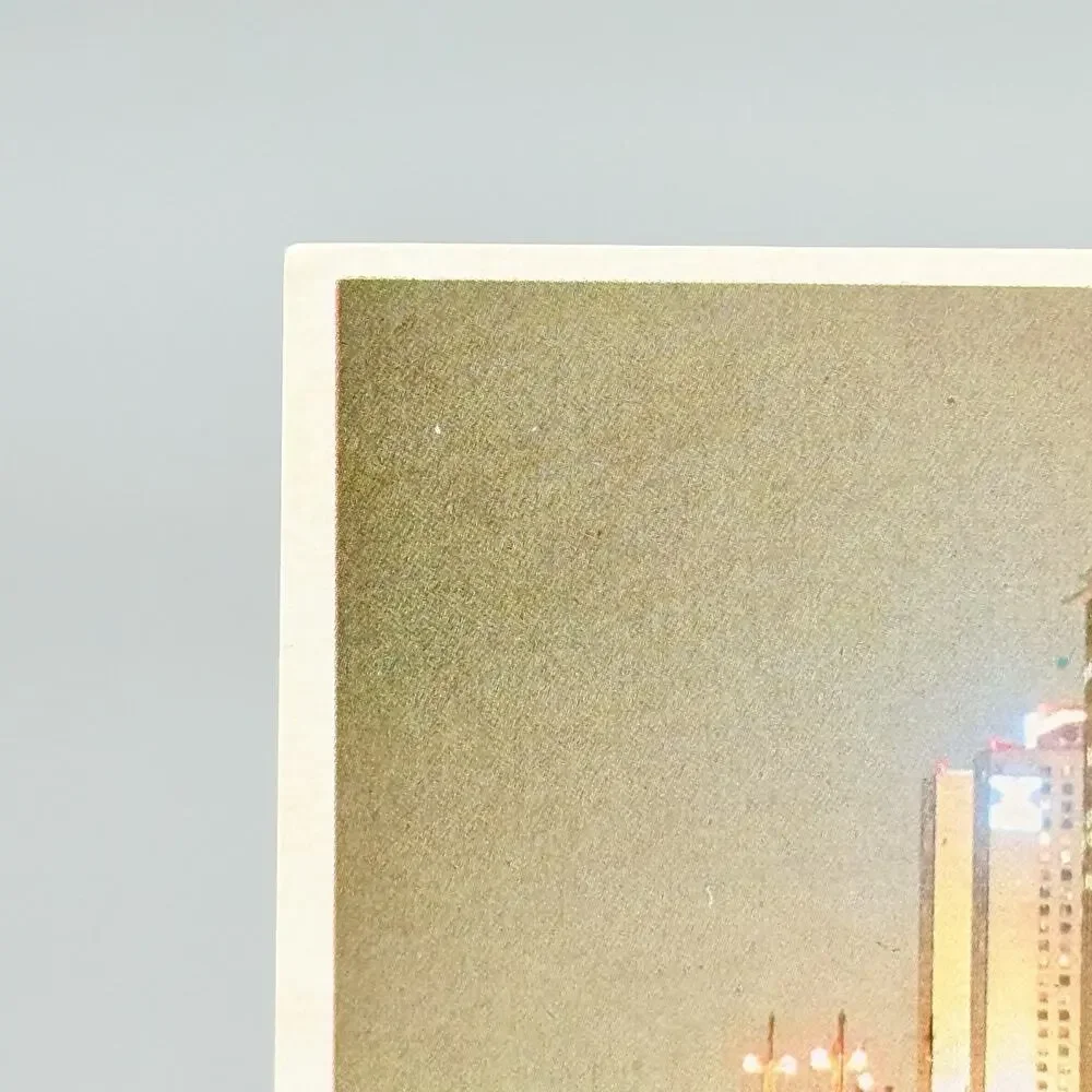 New Orleans at Night Louisiana Vintage Blank Unused Postcard